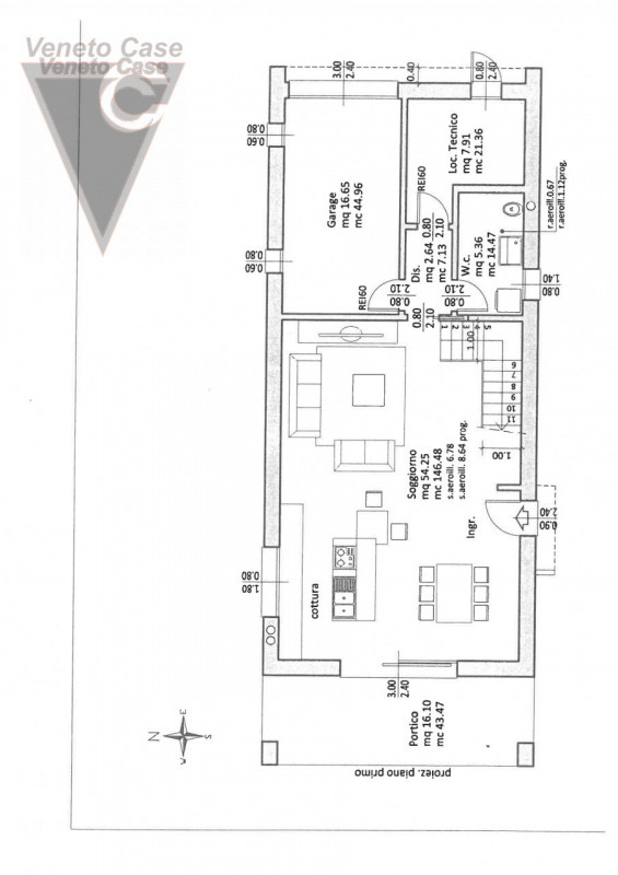 Immagine 5 di Villa in vendita  in Via Mazzini a Saonara