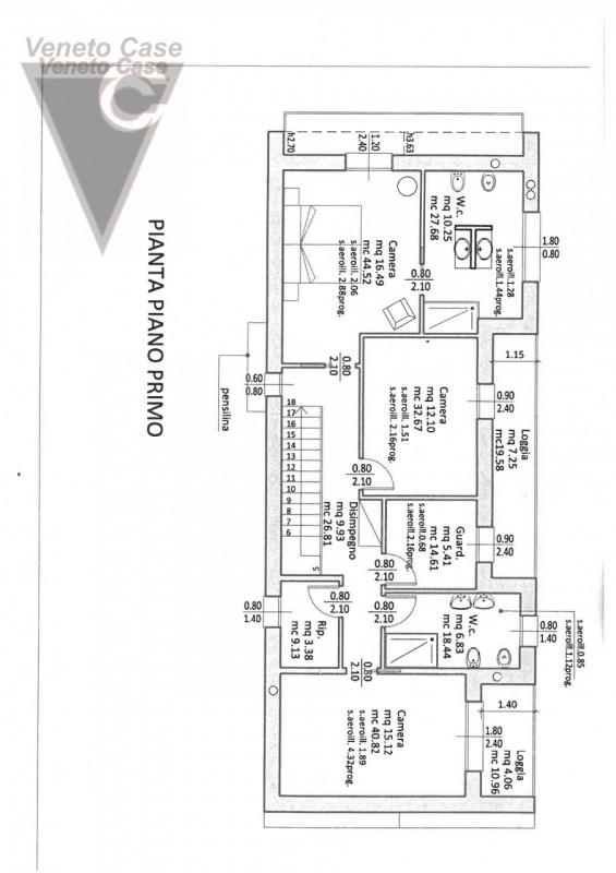 Immagine 6 di Villa in vendita  in Via Mazzini a Saonara