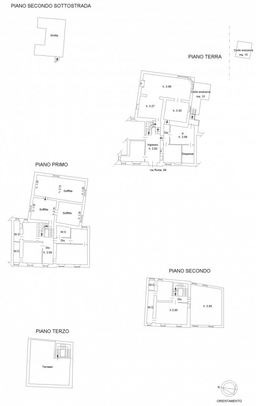 Immagine 27 di Palazzo in vendita  a Ficulle