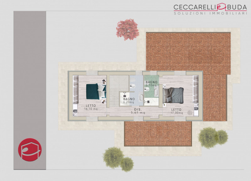 Immagine 2 di Rustico / casale in vendita  a Santarcangelo Di Romagna