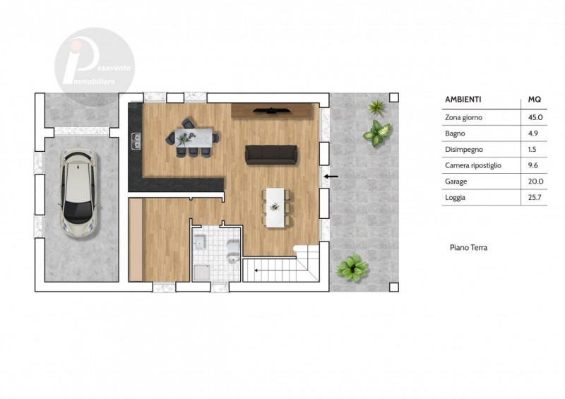 Immagine 15 di Casa indipendente in vendita  a Villafranca Padovana