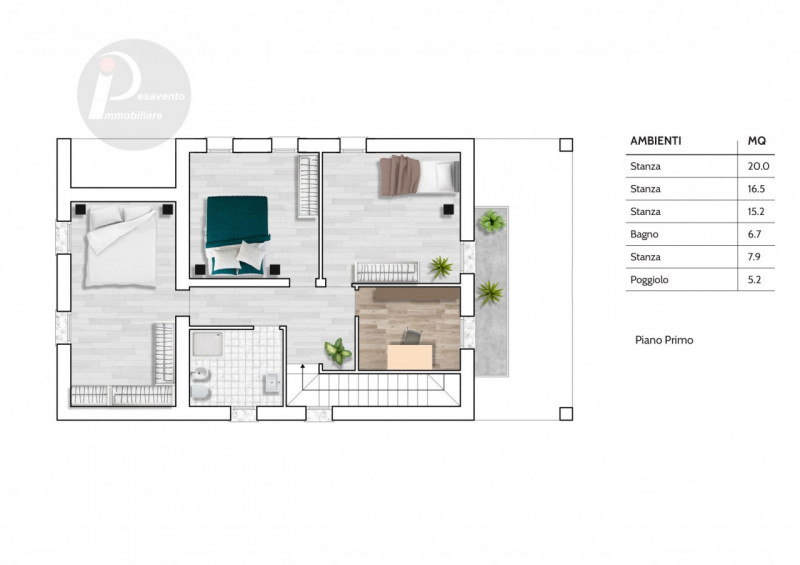 Immagine 16 di Casa indipendente in vendita  a Villafranca Padovana