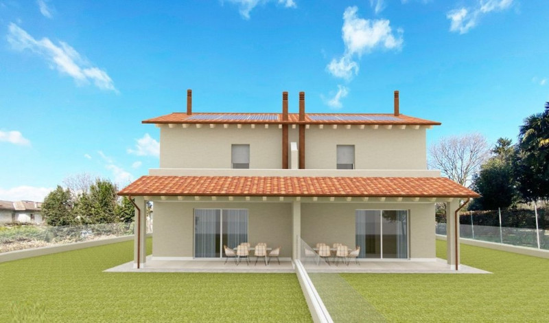 Immagine 2 di Casa bifamiliare in vendita  a Albettone