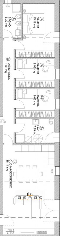 Immagine 24 di Appartamento in vendita  in Via Pirandello a Loreggia