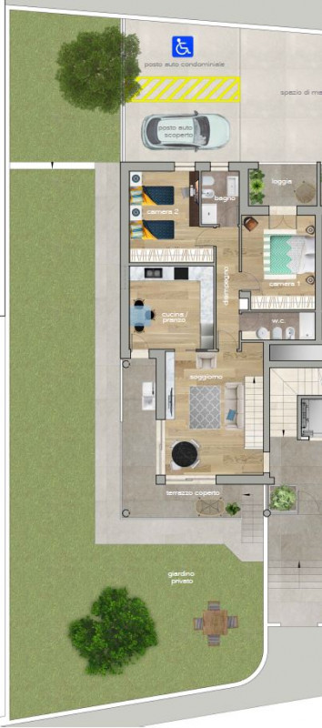 Immagine 13 di Appartamento in vendita  a Prato