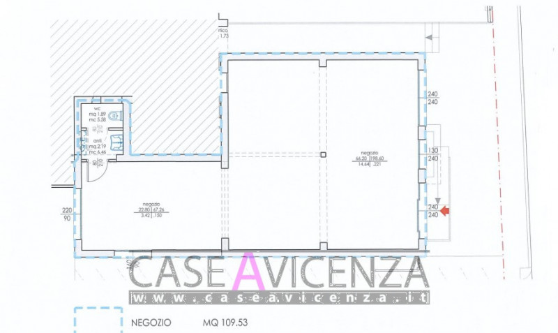 Immagine 2 di Negozio in affitto  in via roma a Grisignano Di Zocco