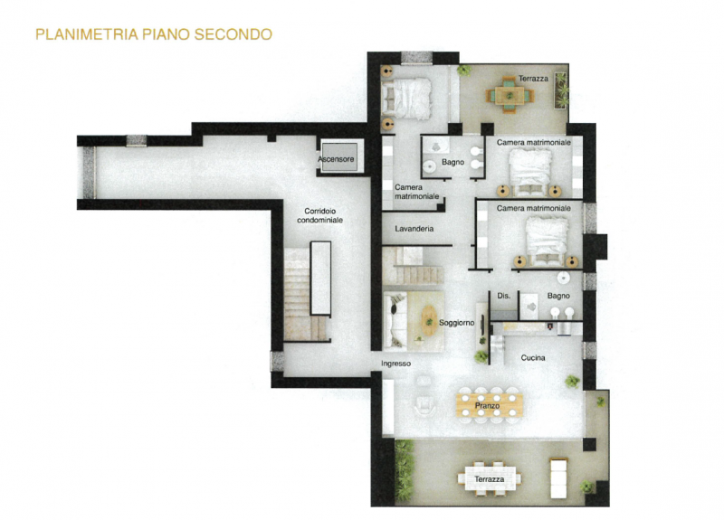 Immagine 26 di Attico in vendita  in Strada Cavagnari a Parma