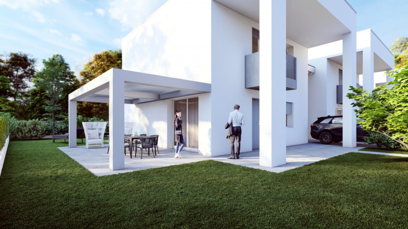 Immagine 6 di Villetta a schiera in vendita  a San Martino Di Lupari