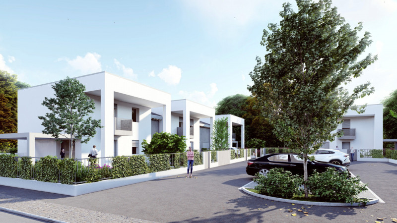 Immagine 8 di Villetta a schiera in vendita  a San Martino Di Lupari