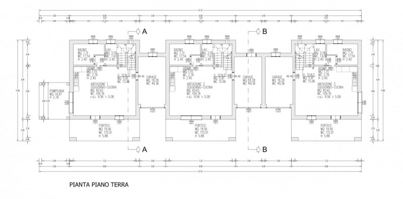 Immagine 22 di Villetta a schiera in vendita  a San Martino Di Lupari