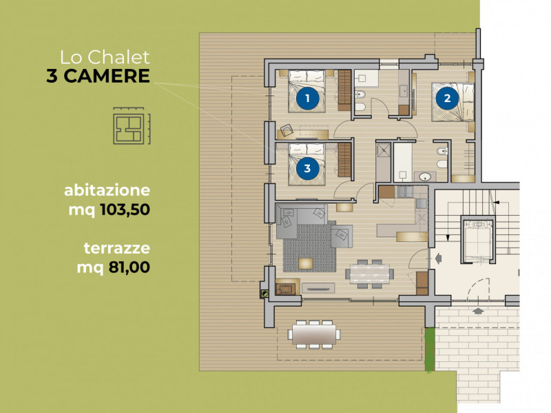 Immagine 16 di Appartamento in vendita  in Via Lamara, 33 a Asiago
