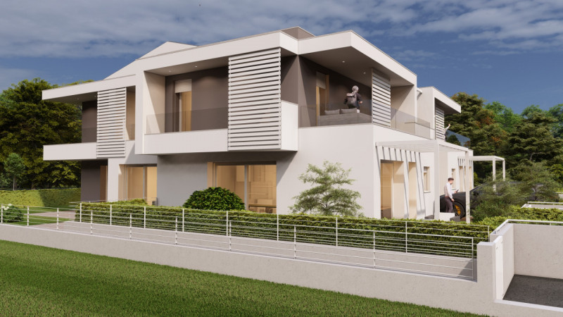 Immagine 7 di Casa trifamiliare in vendita  in via di Bella a Montegrotto Terme