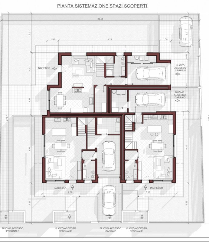Immagine 22 di Casa trifamiliare in vendita  in via di Bella a Montegrotto Terme