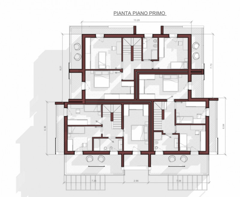 Immagine 23 di Casa trifamiliare in vendita  in via di Bella a Montegrotto Terme