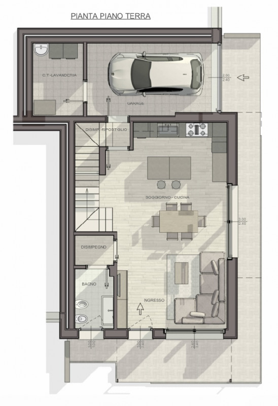 Immagine 30 di Casa trifamiliare in vendita  in via di Bella a Montegrotto Terme