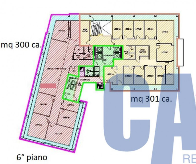 Immagine 15 di Ufficio in affitto  in VIA TONALE a Milano