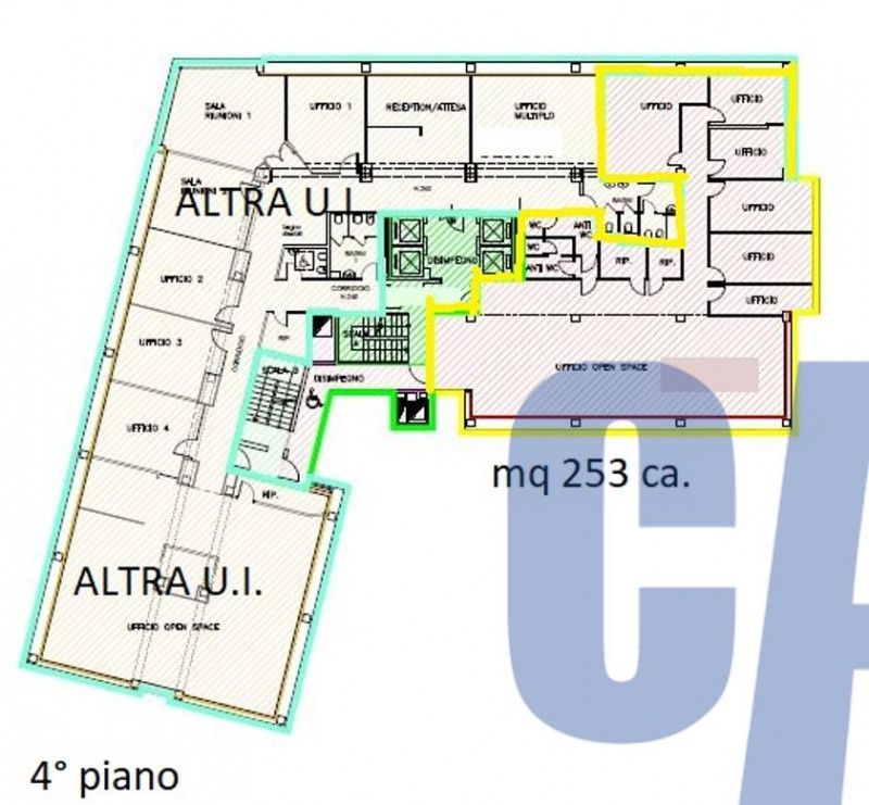 Immagine 14 di Ufficio in affitto  in VIA TONALE a Milano