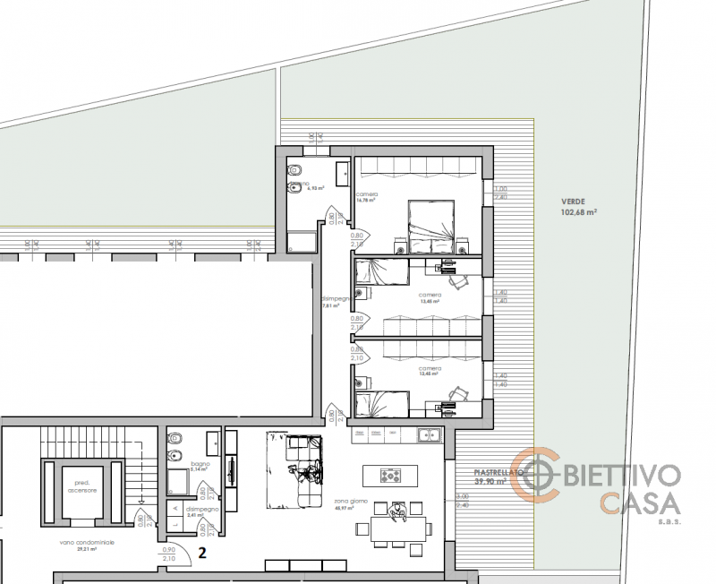 Immagine 17 di Appartamento in vendita  in vicolo cà zusto a Vigodarzere