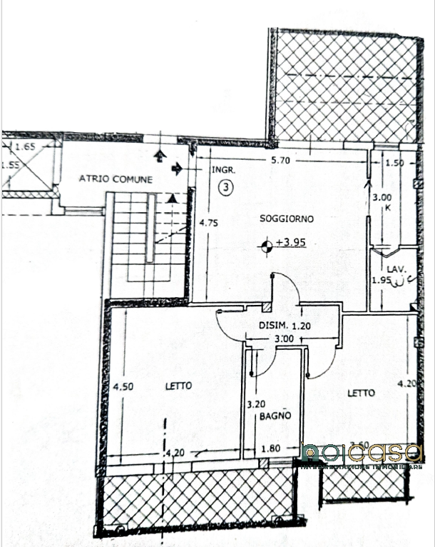 Immagine 22 di Appartamento in vendita  in Via Giovanni Sava 36 a Surbo