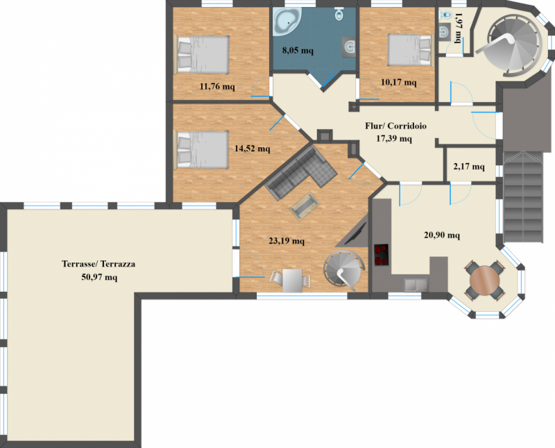 Immagine 13 di Casa indipendente in vendita  a Aldino .Aldein.