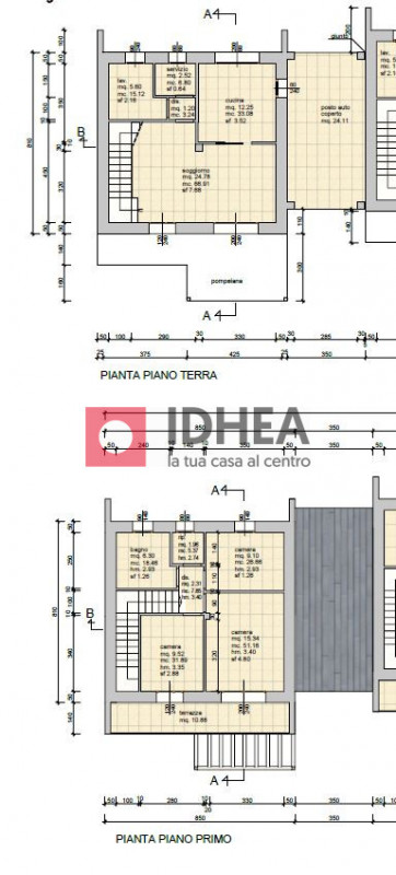 Immagine 10 di Villetta a schiera in vendita  a Giavera Del Montello