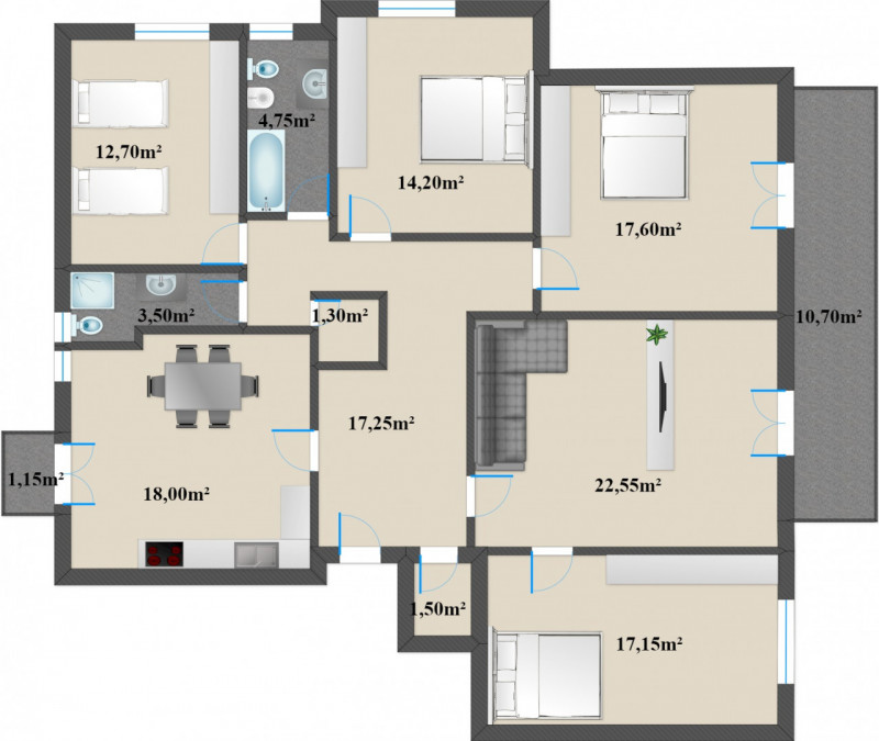 Immagine 14 di Appartamento in vendita  in via defregger a Bolzano