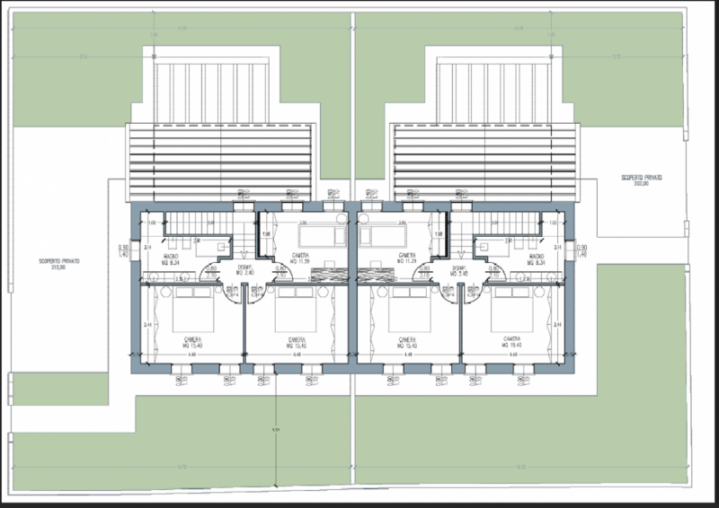 Immagine 16 di Casa bifamiliare in vendita  in Via Damiano Chiesa a Mestrino