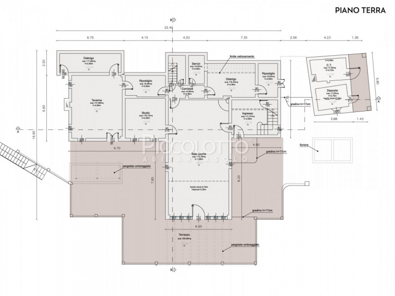 Immagine 12 di Villa in vendita  in via Foresto di Casonetto a Asolo