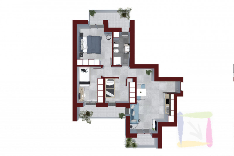 Immagine 11 di Appartamento in vendita  in Via V. Pisani a Chioggia