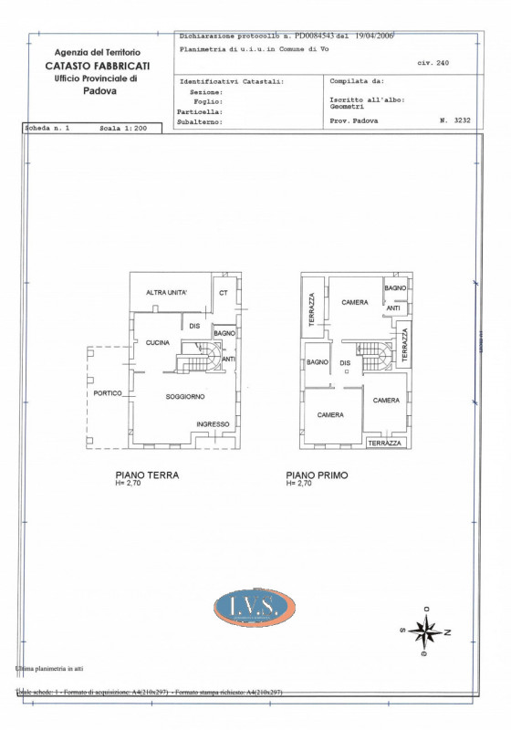 Immagine 22 di Villa in vendita  in PIAZZA LIBERAZIONE a Vo