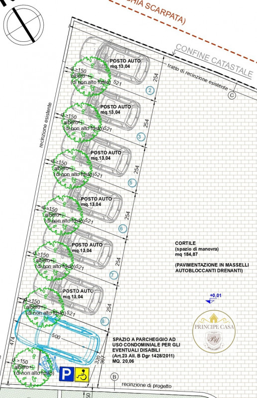 Immagine 6 di Appartamento in vendita  in Via Principe Amedeo a Este