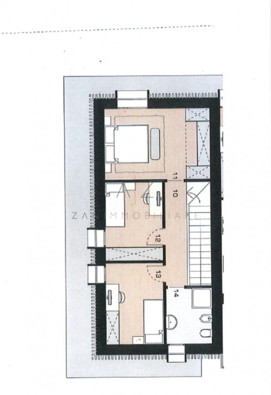 Immagine 2 di Villetta a schiera in vendita  in Viale Italia a Castelfranco Veneto