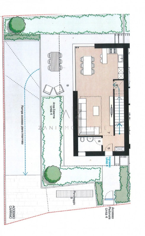 Immagine 5 di Villetta a schiera in vendita  in Viale Italia a Castelfranco Veneto