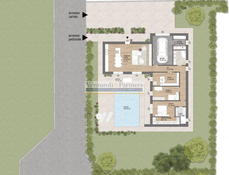 Immagine 11 di Villa in vendita  in via benaco a Bedizzole