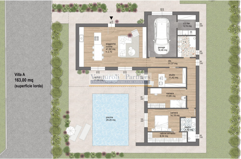 Immagine 12 di Villa in vendita  in via benaco a Bedizzole