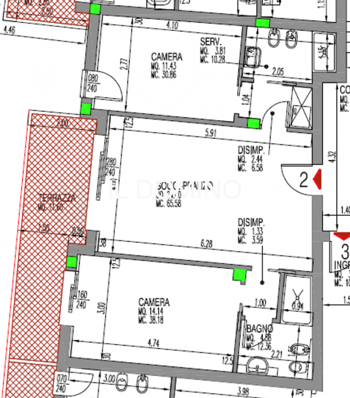 Immagine 47 di Appartamento in vendita  in Via Savonarola a Padova