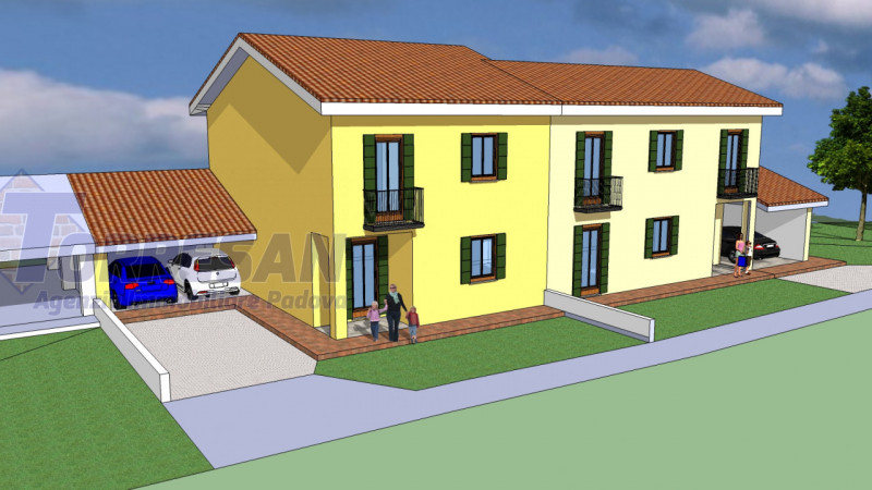 Immagine 7 di Casa bifamiliare in vendita  in via Bassa a Villafranca Padovana