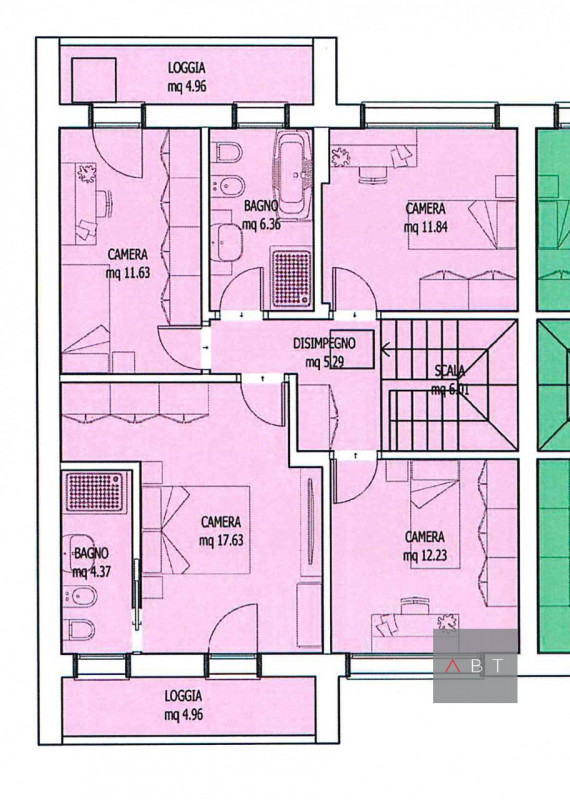 Immagine 14 di Casa bifamiliare in vendita  a Loreggia