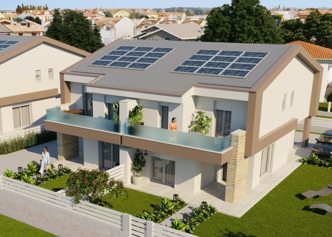 Immagine 23 di Casa bifamiliare in vendita  in Via Risorgimento a Albignasego