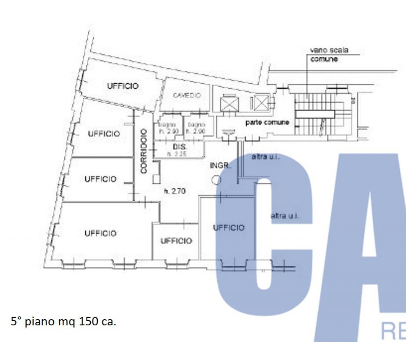 Immagine 13 di Ufficio in affitto  in VIA FREGUGLIA CARLO a Milano