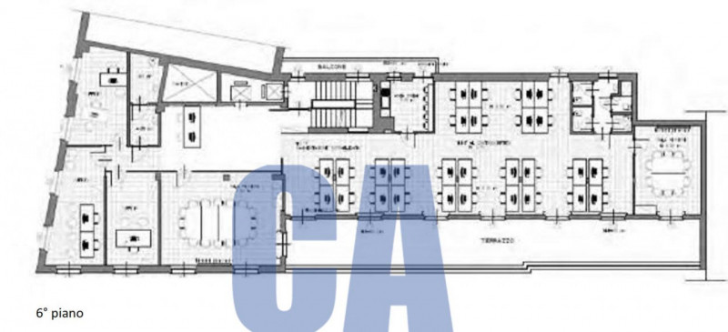 Immagine 14 di Ufficio in affitto  in VIA FREGUGLIA CARLO a Milano