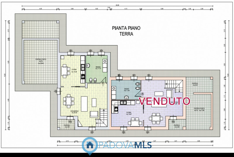 Immagine 34 di Casa bifamiliare in vendita  in via Bassa a Villafranca Padovana