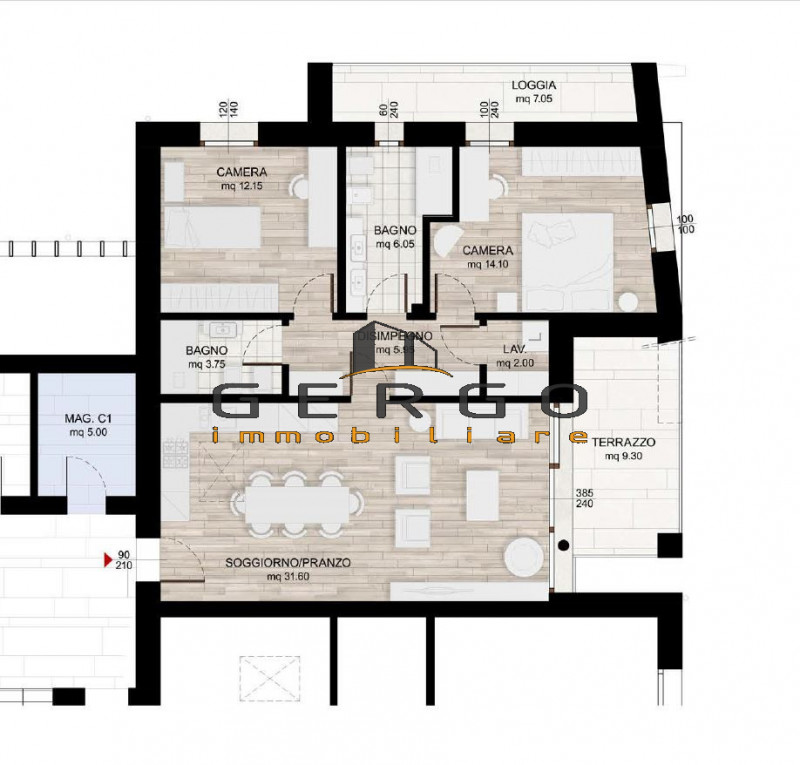 Immagine 21 di Appartamento in vendita  in Via Giuseppe Garibaldi a San Biagio Di Callalta