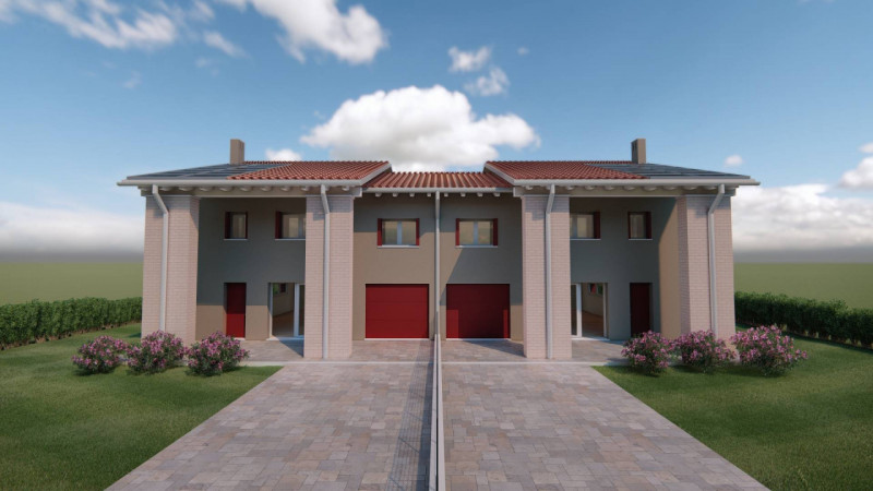 Immagine 9 di Casa bifamiliare in vendita  in via alfieri a Santa Maria Di Sala