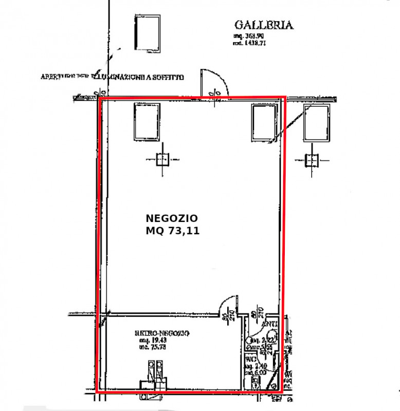 Immagine 2 di Negozio in vendita  in Via Venezia a Vigonza