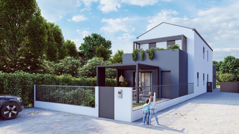 Immagine 6 di Casa bifamiliare in vendita  in Viale Trento, 174 a Vicenza