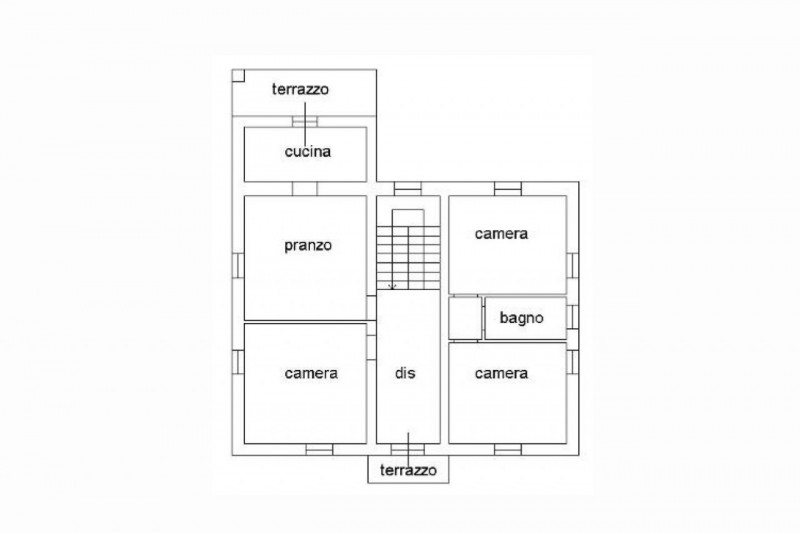 Immagine 14 di Casa indipendente in vendita  in Via del Molino, N. 1-3-5 a Monte Castello Di Vibio