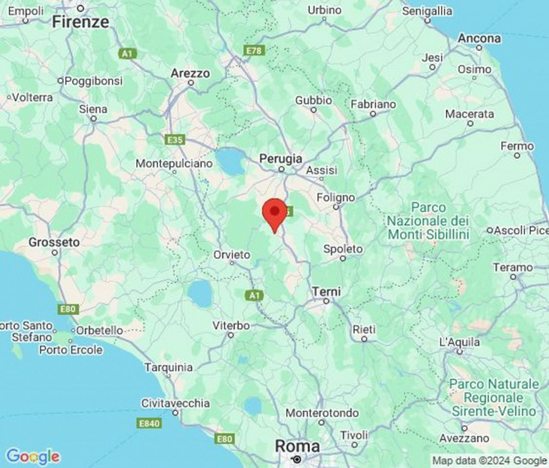 Immagine 14 di Terreno in vendita  in Loc. Paganello - Via dell'Eremo, N. snc a Monte Castello Di Vibio