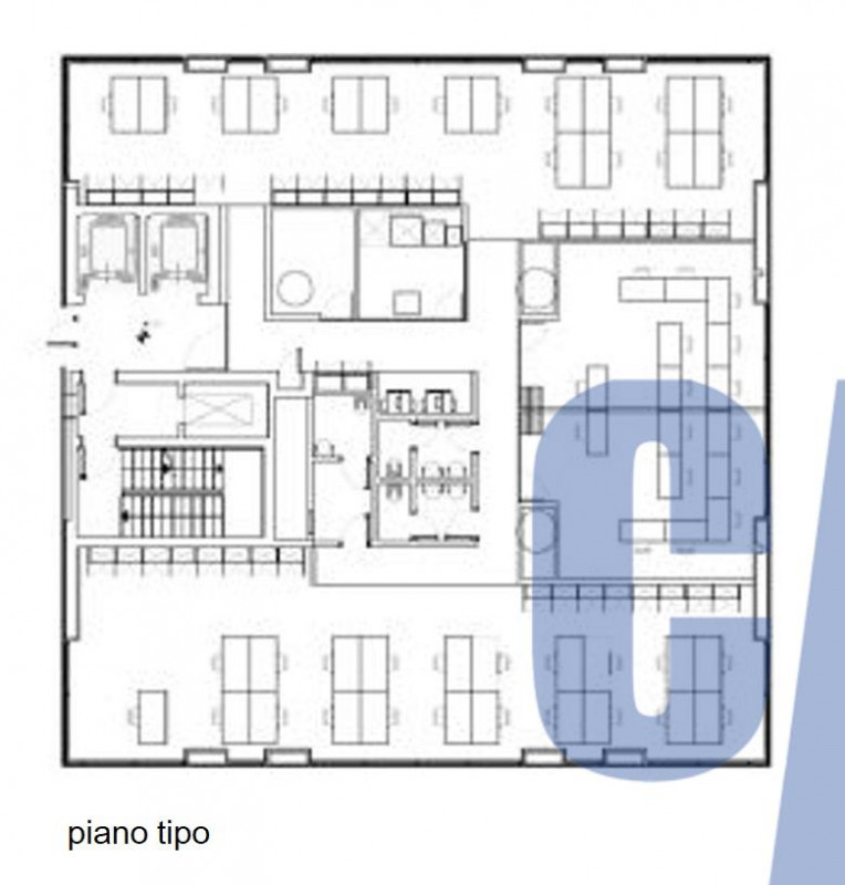 Immagine 15 di Ufficio in affitto  in VIA ANNA MARIA MOZZONI a Milano