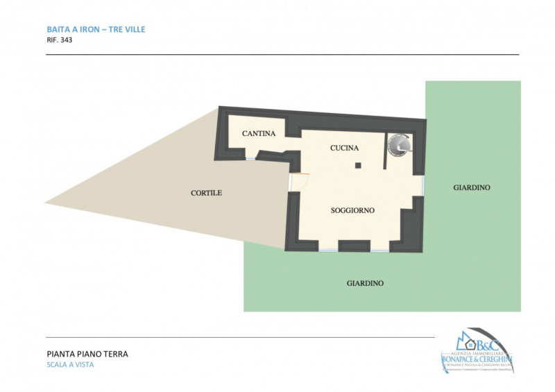Immagine 19 di Rustico / casale in vendita  in LOCALITA IRON a Tre Ville